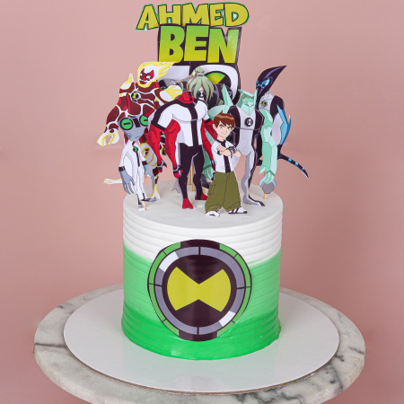 Ben 10 Kids Cartoon Cake