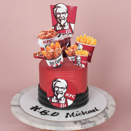 KFC Restaurant Cake